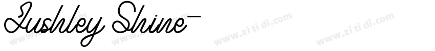 Jushley Shine字体转换